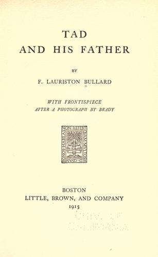 Tad and his father