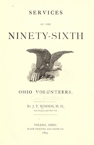 Services of the Ninety-sixth Ohio Volunteers