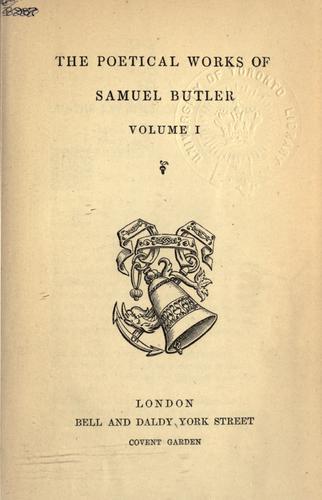 Poetical works