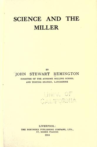 Science and the miller
