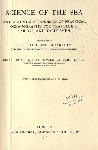 Science of the sea
