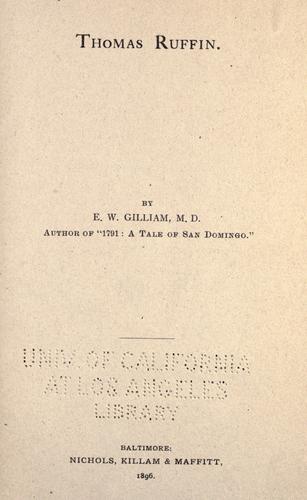 Thomas Ruffin