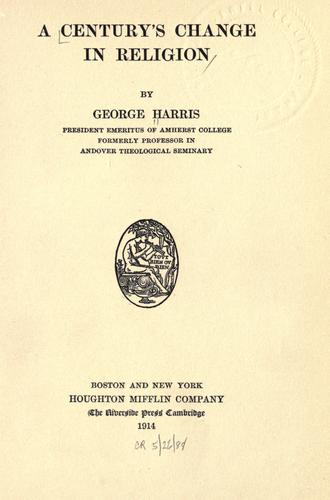 A century's change in religion