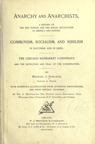 Anarchy and anarchists