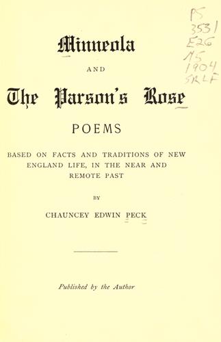 Minneola and The parson's rose