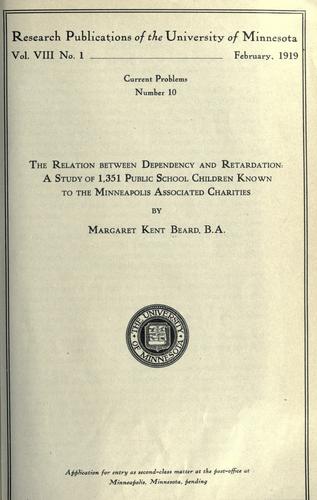 The relation between dependency and retardation