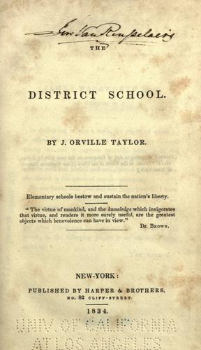 The district school