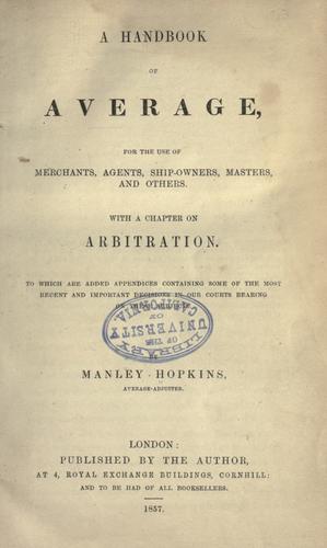 A handbook of average