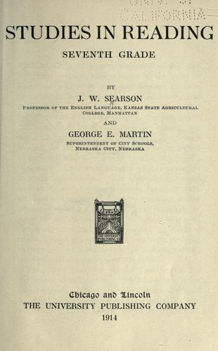 Studies in reading
