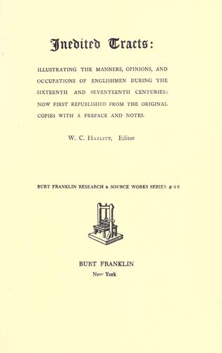 Inedited tracts