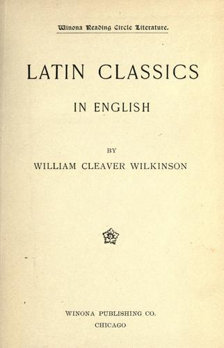Latin classics in English