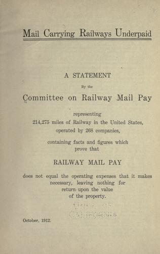 Mail carrying railways underpaid