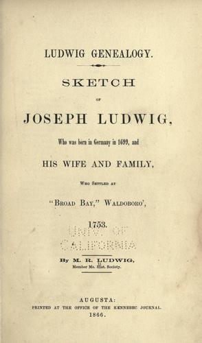 Ludwig genealogy