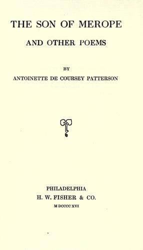 The son of Merope