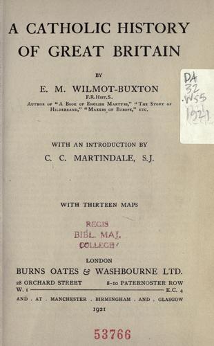 A Catholic history of Great Britain