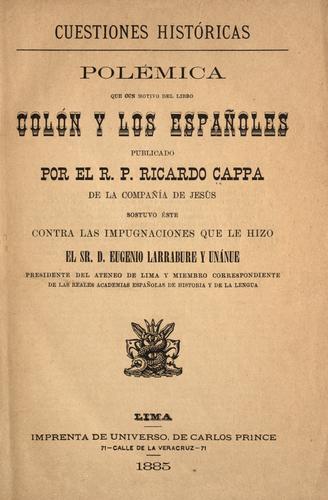 Cuestiones históricas