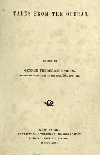 Tales from the operas