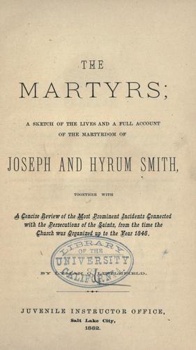 The martyrs