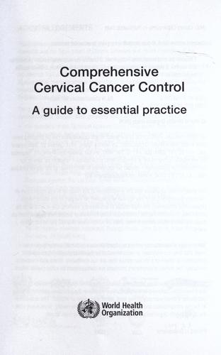 Comprehensive cervical cancer control