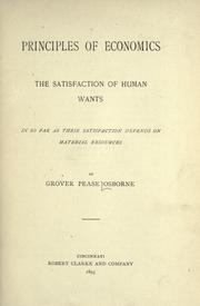 Principles of economics