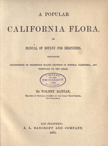 A popular California flora