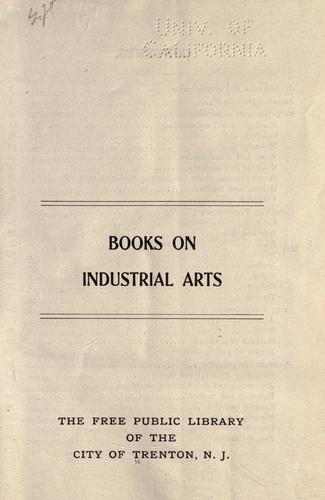 Books on industrial arts