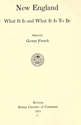 New England, what it is and what it is to be
