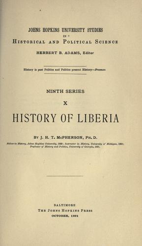 History of Liberia