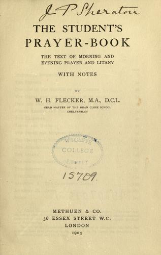 The students prayer-book
