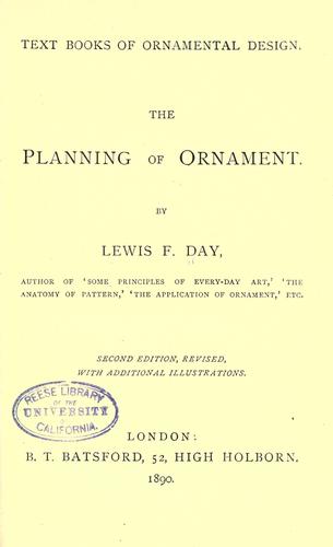 The planning of ornament