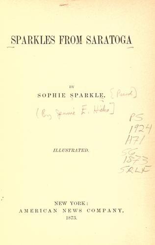 Sparkles from Saratoga