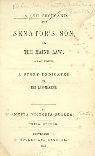 The senator's son