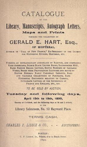 Catalogue of the library
