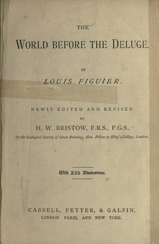 La terre avant de déluge