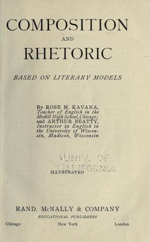 Composition and rhetoric based on literary models