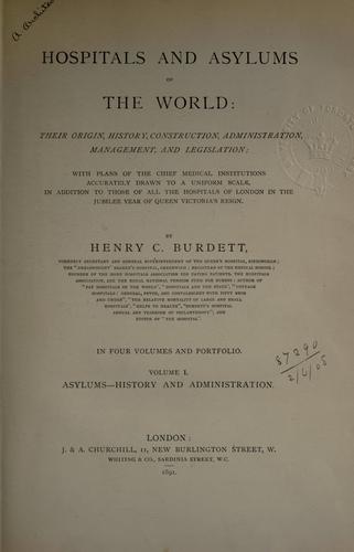 Hospitals and asylums of the world