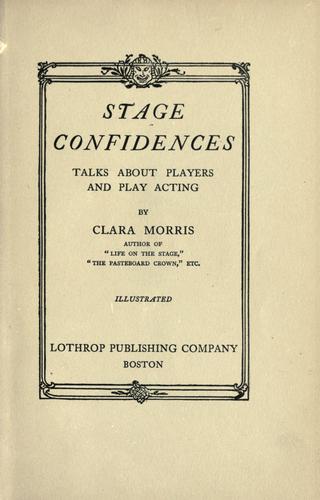 Stage confidences
