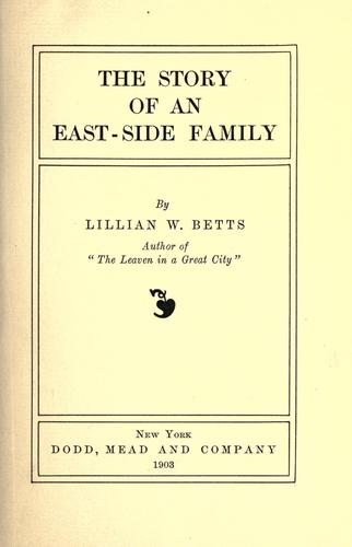 The story of an East-side family