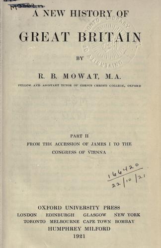 A new history of Great Britain