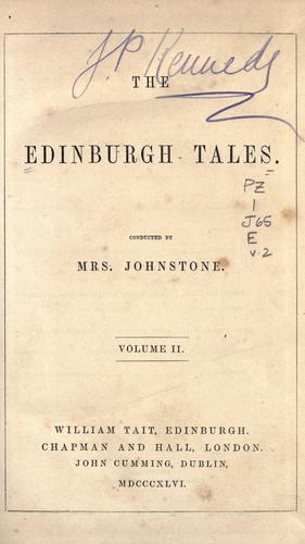 The Edinburgh tales