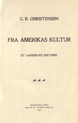Fra Amerikas kultur