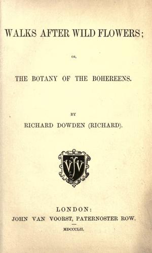 Walks after wild flowers, or, The botany of the Bohereens