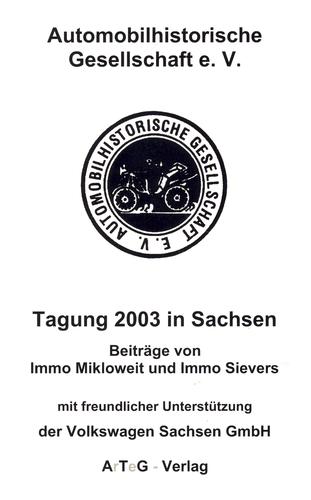 Tagung 2003 in Sachsen