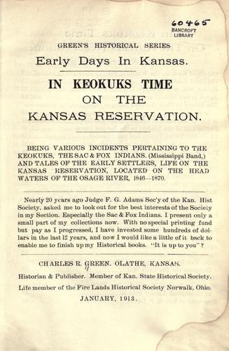 Pioneer narratives of the first twenty-five years of Kansas history