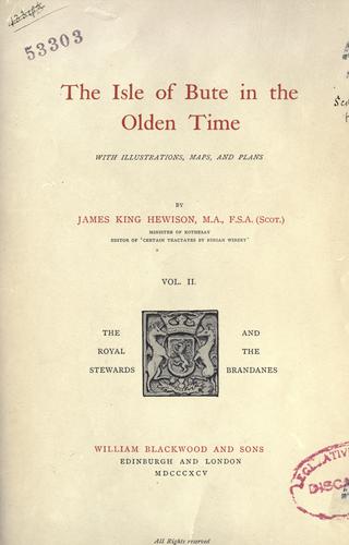 The Isle of Bute in the olden time