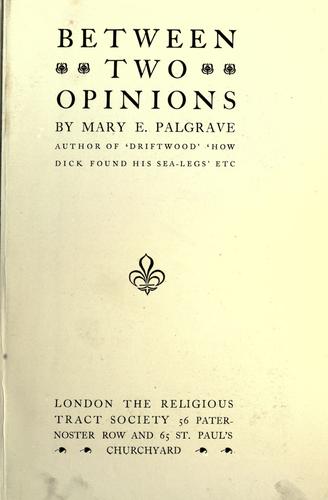 Between two opinions