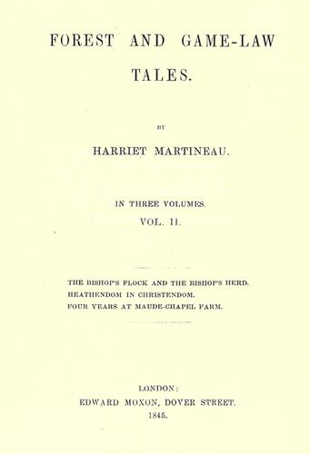 Forest and game-law tales