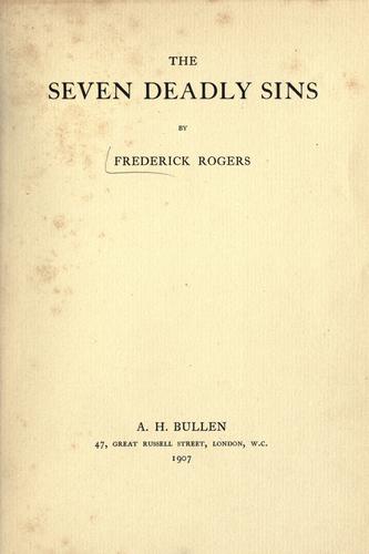 The seven deadly sins