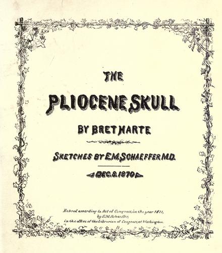 The Pliocene skull