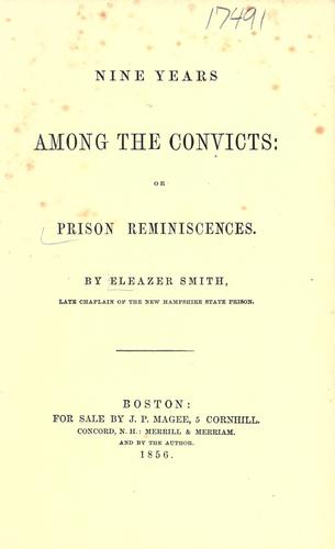 Nine years among the convicts